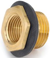 Anderson Metals 57487-1208 Cooler Nipple, Brass, For: Evaporative Cooler Purge Systems