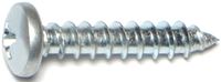 Midwest Fastener 03250 Screw, #10 Thread, Coarse Thread, Pan Head, Phillips Drive, Self-Tapping, Sharp Point, Steel, 100/PK