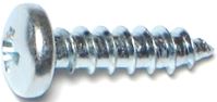 Midwest Fastener 03249 Screw, #10 Thread, Coarse Thread, Pan Head, Phillips Drive, Self-Tapping, Sharp Point, Steel, 100/PK