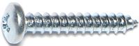 Midwest Fastener 03242 Screw, #8 Thread, Coarse Thread, Pan Head, Phillips Drive, Self-Tapping, Sharp Point, Steel, Zinc, 100/PK