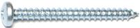 Midwest Fastener 03253 Screw, #10 Thread, Coarse Thread, Pan Head, Phillips Drive, Self-Tapping, Sharp Point, Steel, 100/PK