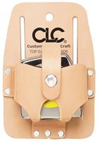 CLC Tool Works Series 464 Tape Holder, 1-Pocket, Leather, Tan, 3-1/2 in W, 2-3/4 in H, 1-1/2 in D