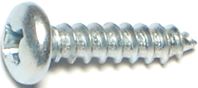 Midwest Fastener 03240 Screw, #8 Thread, Coarse Thread, Pan Head, Phillips Drive, Self-Tapping, Sharp Point, Steel, Zinc, 100/PK