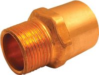 Elkhart Products 104R Series 30316 Reducing Pipe Adapter, 1/2 x 3/4 in, Sweat x MNPT, Copper