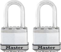 Master Lock Magnum Series M1XTLF Padlock, Keyed Alike Key, 5/16 in Dia Shackle, 1-1/2 in H Shackle, Stainless Steel Body