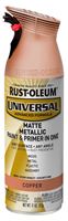 Rust-Oleum 365352 Paint, Matte, Metallic, Copper, 11 oz, Aerosol Can