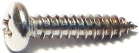 Midwest Fastener 05109 Screw, #8 Thread, Coarse Thread, Pan Head, Phillips Drive, Self-Tapping, Sharp Point, 100/PK