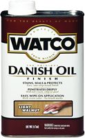 Watco 65551 Danish Oil, Light Walnut, Liquid, 1 pt, Can