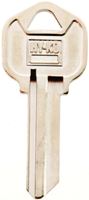 Hy-Ko 21250KW1 Key Blank, Brass, Nickel-Plated, For: Kwikset KW1 Keyways, Pack of 250