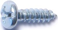 Midwest Fastener 03158 Screw, #6 Thread, Coarse Thread, Pan Head, Phillips, Slotted Drive, Diamond Point, Steel, Zinc, 100/PK