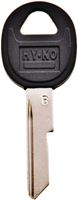 Hy-Ko 12005B49 Key Blank, Brass, Nickel, Pack of 5