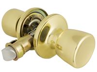 ProSource T-5764PB-PS Passage Knob, Brass, Polished Brass
