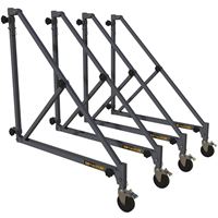 Metaltech Jobsite Series I-BMSO4TT Outrigger Set, Universal, Plastic/Steel, Gray