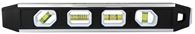 Johnson 1421-1200 Torpedo Level, 12 in L, 4-Vial, Magnetic, Aluminum