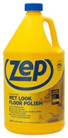 Zep ZUWLFF128 Floor Polish, 1 gal Bottle, Liquid, Ammonia, Milky White