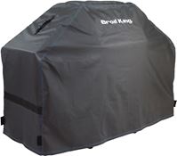 Broil King 68487 Grill Cover, 21-1/2 in W, 46 in H, Polyester/PVC, Black