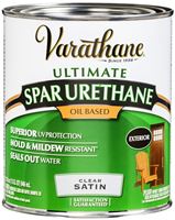 Varathane 9341H Spar Urethane Paint, Liquid, Clear, 1 qt, Can