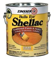 Zinsser 00301 Shellac, Midtone, Clear, Liquid, 1 gal, Can, Pack of 2