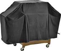 Omaha Grill Cover, 18 in W, 34 in H, Vinyl, Black