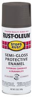 Rust-Oleum 7754830 Rust Preventative Spray Paint, Semi-Gloss, Anodized Bronze, 12 oz, Can