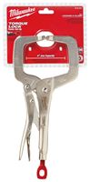 Milwaukee Torque Lock 48-22-3531 Locking C-Clamp, 4 in Max Opening Size, 4 in D Throat, Alloy Steel Body, Silver Body
