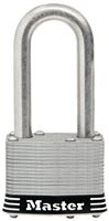 Master Lock 1SSKADLFHC Padlock, Keyed Alike Key, 5/16 in Dia Shackle, 1-1/2 in H Shackle, Stainless Steel Shackle