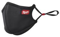 Milwaukee 48-73-4234 3-Layer Performance Face Mask, S/M Mask, Nylon/Polyester/Spandex Facepiece, Black, 1/PK