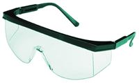 Safety Works 817695 Unilens Safety Glasses, Anti-Fog Lens, Rimless, Wraparound Frame, Teal Frame