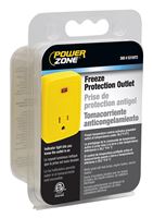 PowerZone ORFPO15 Single Outlet Signal, 125, Yellow