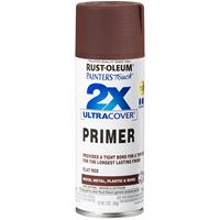 Rust-Oleum Painters Touch 2X Ultra Cover 334018 General Purpose Primer, Red, Flat, 12 oz