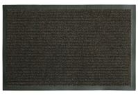 Fanmats 27392 Ribbed Utility Mat, 28 in L, 18 in W, Polypropylene Rug, Brown