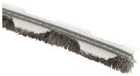 Prime-Line T 8658 Pile Weatherstrip, 3/16 in W, 18 ft L, Synthetic Fabric, Gray