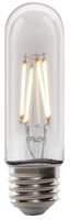 Feit Electric T10/CL/VG/LED LED Bulb, Decorative, T10 Lamp, 40 W Equivalent, E26 Lamp Base, Dimmable, Clear, Pack of 4