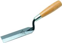 Marshalltown 54 Margin Trowel, 5 in L Blade, 1-1/2 in W Blade, HCS Blade, Wood Handle