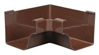 Amerimax M1504 Inside Corner, Vinyl, Brown, Pack of 4