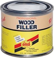 Leech Adhesives LWF-67 Wood Filler, Liquid, Solvent, Natural, 4 fl-oz Can