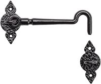 National Hardware N100-054 Spear Gate Hook, Steel, Black