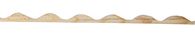 Tuftex 2220 Round Closure Strip, 8 ft L, Wood, Natural Wood, Horizontal