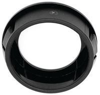 Jandorf 61425 Conduit Bushing, Nylon, Black, 1-1/16 in Dia Panel Hole, 0.453 in Thick Panel