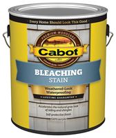 Cabot 140.0010241.007 Bleaching Oil Stain, Natural Gray, Liquid, 1 gal, Pack of 4