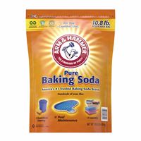 Arm & Hammer 01191 Baking Soda, 10.8 lb, Bag, Powder, Pack of 4