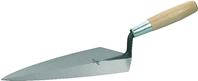 Marshalltown 19 11 Brick Trowel, 11 in L Blade, 5-1/2 in W Blade, Steel Blade, Wood Handle