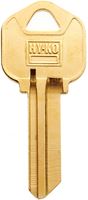 Hy-Ko 21200KW1BR Key Blank, Brass, For: Kwikset Cabinet, House Locks and Padlocks, Pack of 200