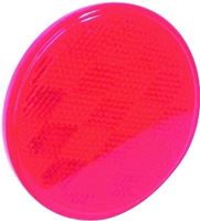 US Hardware RV-659C Safety Reflector, Red Reflector, Plastic Reflector, Adhesive Mounting