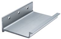 M-D 55401 Foot-Operated Hands-Free Door Pull, 5 in W, 3.4 in D, 1-1/2 in H, Aluminum, Satin Nickel