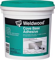 DAP 25053 Cove Base Construction Adhesive, Off-White, 1 qt, Can
