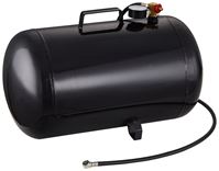 ProSource AT10 Air Tank, 10 gal Tank, 1/4 in Inlet, 5/16 in Outlet, 85 to 125 psi Pressure, Steel, 2 mm Gauge