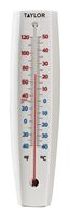 Taylor 5109 Thermometer, -40 to 120 deg F, White Casing