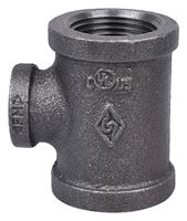 Prosource 11A1X1/2B Pipe Tee, 1/2 x 1 in, Threaded, Malleable Iron, SCH 40 Schedule, 300 PSI Pressure