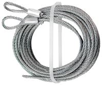 Prime-Line GD 52101 Aircraft Cable, 3/32 in Dia, 12 in L, Carbon Steel, Galvanized